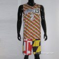 OEM Custom Sublimation Polyester Top Quality Basketball Jersey Uniform